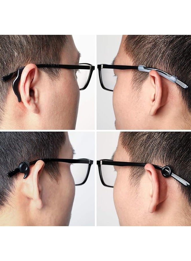 16 Pairs Eyeglasses Retainers and 3Pcs Eye Glasses String Holder Strap, Premium Silicone Anti-Slip Eyeglass Holder, Comfort Ear Grip Hooks Protectors for Spectacle Sunglasses Reading Glasses Eyewears - Image 2